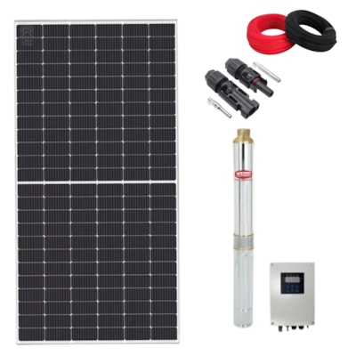 Kit Placa Solar 555W Bomba Ebara Écaros 270W até 30mca ou 2700L/h