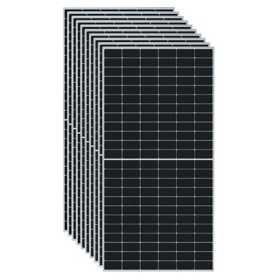 Kit Placa Solar 585W Monocristalino Bifacial 10 Unidades - OSDA