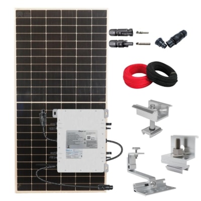 Kit Solar 116kWh/mês Microinversor Deye 220V Telhado Cerâmico Ibrap