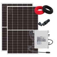 Kit Solar 121kWh/mês Painel Trina Microinversor Deye 220V