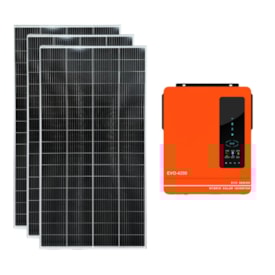 Kit Solar 122kWh/Mês Inversor Anern EVO 4,2kW 24V