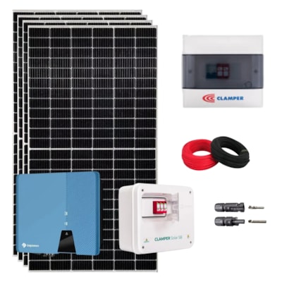 Kit Solar 1332kWh/mês ou 11,1kW Inversor Solplanet 10kW 220V