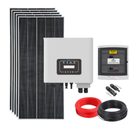 Kit Solar 2,75 kWp (330kwh/mês) com Inversor Deye 6 kW Monofásico 220V AFCI + String Box Proauto 