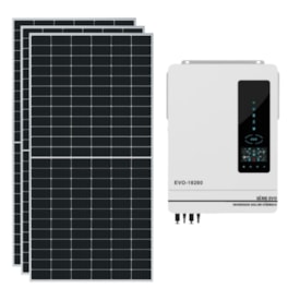 Kit Solar 210kWh/Mês com Inversor Carregador 10,2kW 48V/220V Anern