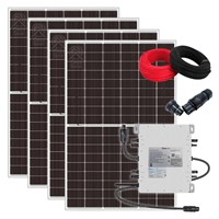 Kit Solar 240kWh/mês Painel Trina Microinversor Deye 220V