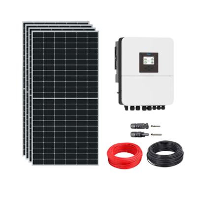 Kit Solar 280kWh/Mês com Inversor Híbrido Deye 6kW