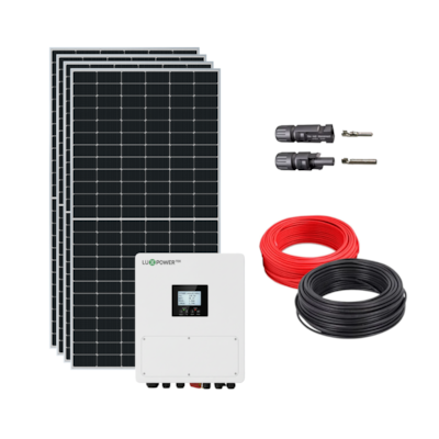 Kit Solar 280kWh/Mês com Inversor Híbrido LuxPower 6kW