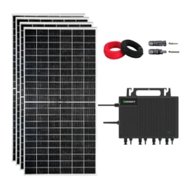 Kit Solar 292kW/mês Microinversor Growatt 2,25kW 220V