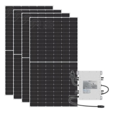 Kit Solar 300kWh/mês Microinversor Deye 220v Fibrocimento