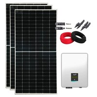 Kit Solar 333kWh/mês ReneSola Inversor FoxEss Monofásico 220V Para Solo