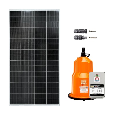 Kit Solar 340W Bomba Vibratória Anauger 7.500l/Dia 40MCA