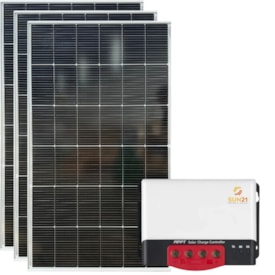 Kit Solar 384W/h com Controlador 40A MPPT