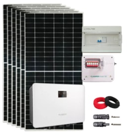 Kit Solar 399,6kWh/mês ou 3,33kW Inversor Sungrow 3kW 220V