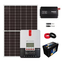Kit Solar 405W Trina Controlador de Carga e Bateria Food Truck