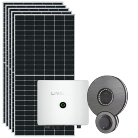 Kit Solar 450kWh/mês com Carregador Para Carro Elétrico