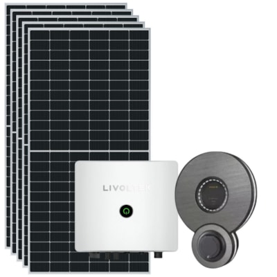 Kit Solar 450kWh/mês com Carregador Para Carro Elétrico