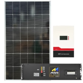 Kit Solar 480W Motorhome com Bateria de Litio 100Ah 24V Moura