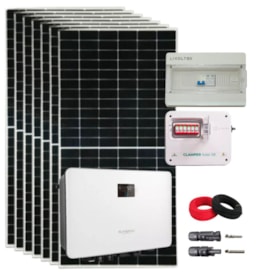 Kit Solar 532,8kWh/mês ou 4,44kW Inversor Sungrow 4kW 220V
