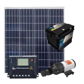 Kit Solar 60W com Bomba Maceradora para Tanque de Detritos Seaflo