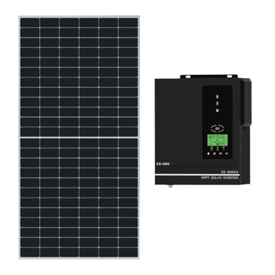 Kit Solar 70kWh/Mês com Inversor Carregador 1,0kW 12V/220V Anern