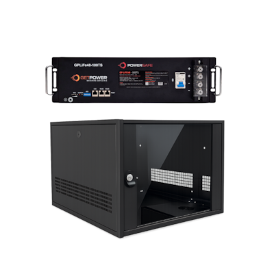 KIT Solar Bateria de Lítio GETPOWER 48V 100Ah + RACK para 1 bateria