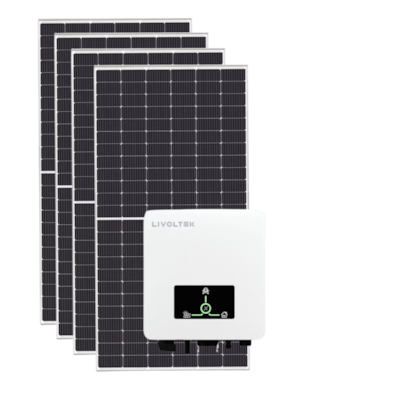 Kit Solar Canadian Residencial 264kWh/mês Livoltek 3kW 220V