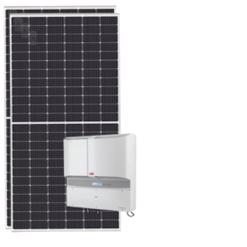 Kit Solar Comercial 1380kWh/mês Inversor ABB Fimer Canadian