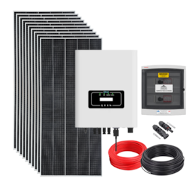 Kit Solar Completo 5,45 kWp com Inversor Deye 7,5 kW Monofásico 220V e String Box Proauto