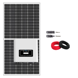 Kit Solar HANERSUN 9,775kWp ou 1026,375kwh/mês DEYE