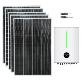 Kit Solar Híbrido 168kWh/mês com Inversor 5kW 220V Livoltek