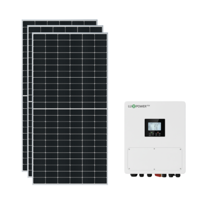 Kit Solar Híbrido 210,6kWh/Mês Inversor 6kW 220V LuxPower