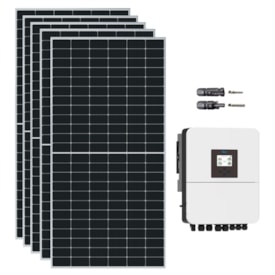 Kit Solar Híbrido 264kW/mês Monocristalino Deye 5kW 220V