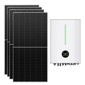 Kit Solar Híbrido 290kWh/mês Monocristalino Bifacial Com Inversor 5kW 220V Livoltek
                                            