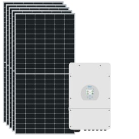 Kit Solar Hibrido 350kWh/mês Inversor Deye 5kW 127V/220V