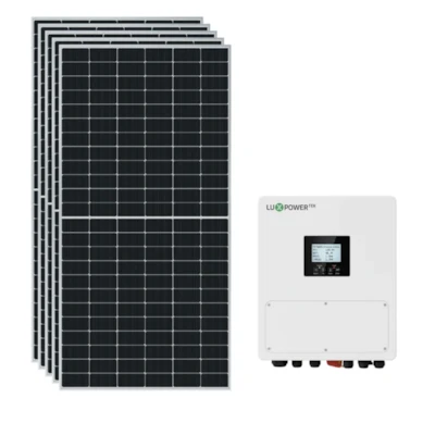 Kit Solar Híbrido 351kWh/Mês Inversor 6kW Monofásico 220V LuxPower