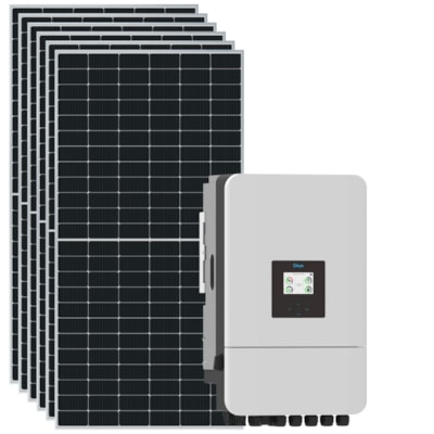 Kit Solar Hibrido 421kWh/mês Inversor Deye 8kW 220V