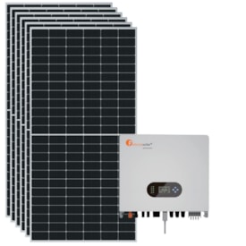 Kit Solar Hibrido 421kWh/mês Inversor Felicity 6kW 220V