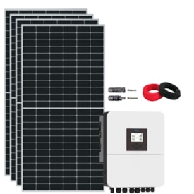 Kit Solar Híbrido Monocristalino 276kW/mês com Inversor Deye