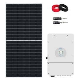 Kit Solar Híbrido Monocristalino 432kW/mês Deye 8kW 127V/220V
