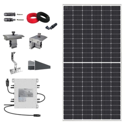Kit Solar Honor 231kwh/mês Microinversor Deye 220V Telhado Fibrocimento