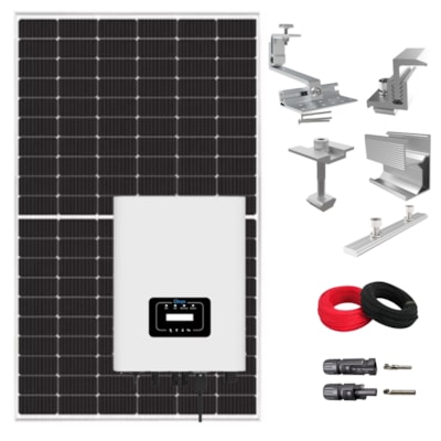 Kit Solar Monocristalino 1140kW/mês Inversor Deye 8kW 220V