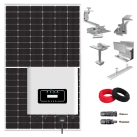 Kit Solar Monocristalino 1368kW/mês Inversor Deye 10kW 220V