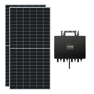 Kit Solar Monocristalino 140Wh/mês Sine Energy Com Microinversor Techpower 2kW 220V