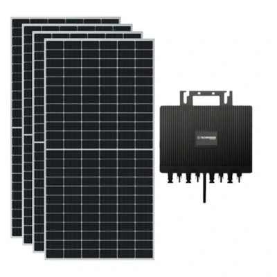 Kit Solar Monocristalino 200Wh/mês Renepv Bifacial Com Microinversor Techpower 2kW 220V