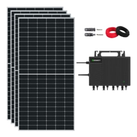 Kit Solar Monocristalino 280kWh/mês Microinversor Growatt 220V