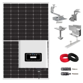 Kit Solar Monocristalino 864W/mês Inversor Deye 5kW 220V