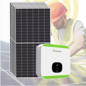 Kit Solar Monocristalino Economia até 333kWh/mês Instalado Bh e região 
                                            