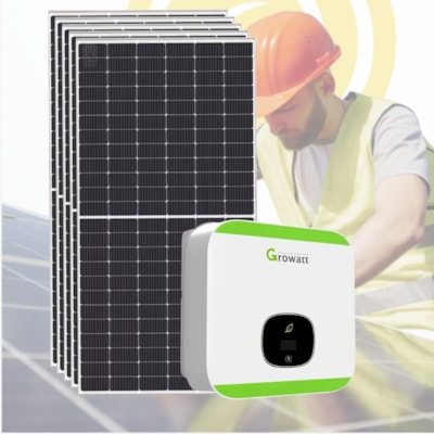 Kit Solar Monocristalino Economia até 333kWh/mês Instalado Bh e região