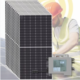 Kit Solar Monocristalino para até 799kwh/mês Microinversor Instalado Bh e Região 
                                            