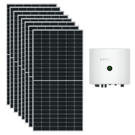 Kit Solar Monocristalino Residencial 1065kWh/mês Livoltek 6kW 220V